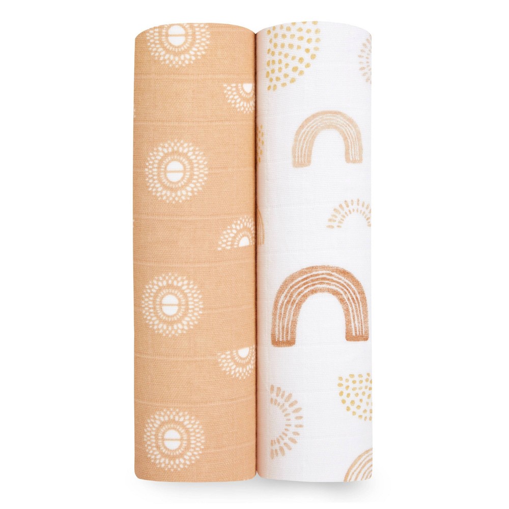 Photos - Children's Bed Linen Aden Anais aden + anais essentials 2pk Cotton Muslin Swaddle Blankets - Keep Rising 