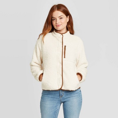 women's sherpa jacket target