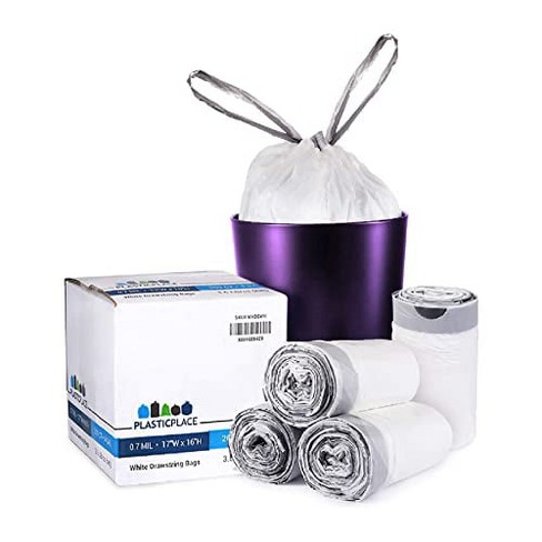 Plasticplace 4 Gallon Scented Garbage Can Liners, Lavender and Soft Vanilla, 200 Count - image 1 of 1