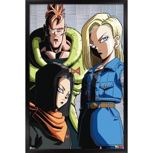 Trends International Dragon Ball Z: Cell Saga - Android Framed Wall Poster Prints - 1 of 4