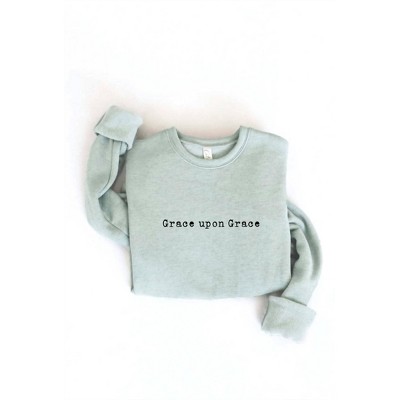 Women's Unisex Grace Upon Grace Sweatshirt - OAT COLLECTIVE