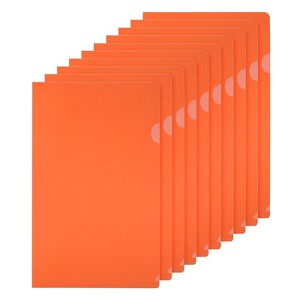Unique Bargains L Type Plastic Portable Reusable Office Project Folders 50 Pcs - 1 of 4