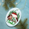 Festive and Fun Plaid You Serious Clark Christmas Ornament, Grisworld Vacation| OrnamentallyYou - 4 of 4