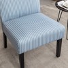 Ridstar Accent Chair, Armless Chair For Living Room-Blue - 3 of 4
