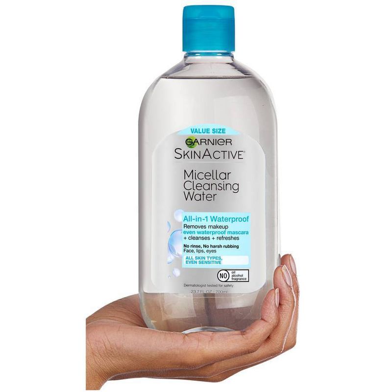 Garnier SkinActive Micellar Cleansing Water - For Waterproof Makeup, 3 of 12