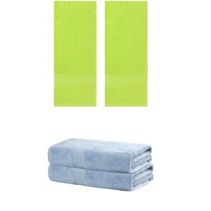 REGALWOVEN Cotton Bath Hands Towel Sets For Bathroom, Gym, SPA 2 Pack - 1 of 4