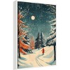 Amanti Art Christmas girl by Pictufy Studio Canvas Wall Art Print Framed 23-in. W x 33-in. H. - 2 of 4