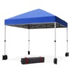 Instant Pop Up Canopy Tent for 1 Person Setup,Pop Up Commercial Canopy Tent,Easy Up Tent w/1-Button Push,Wheeled Bag,4 Sandbags,Bonus 8 Stake,4 Rope - 2 of 4