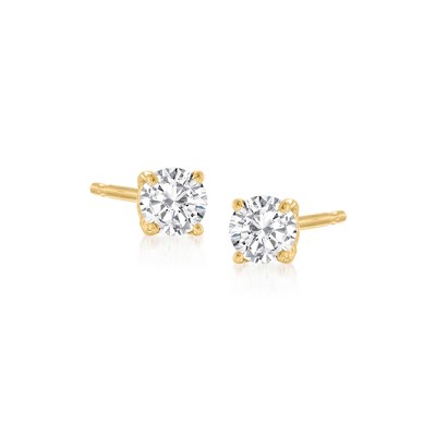 Pure Collection by Ross-Simons 0.20 ct. t.w. Diamond Stud Earrings in 14kt Yellow Gold