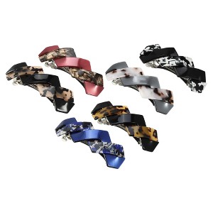 Unique Bargains Women's Hair Barrettes 6 Pcs - 1 of 4