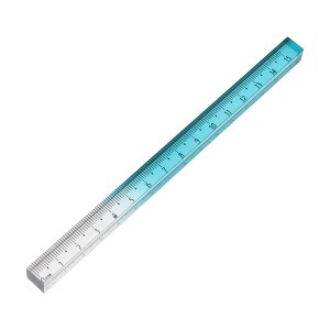 Unique Bargains Ruler Square Ruler 15cm +/-5% Accuracy Acrylic Gradient 5.91"x0.39"x0.39" 1 Pcs - 1 of 4