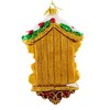 Huras Family 5.5 Inch Grandma's Great Cuckoo Clock Cardinal Time Peppermint Tree Ornaments - 3 of 4