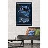 Trends International MLB Tampa Bay Rays - Neon Helmet 23 Framed Wall Poster Prints - 2 of 4