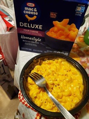 Kraft Deluxe Four Cheese Macaroni & Cheese - Shop Pantry Meals at H-E-B