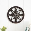 The Lakeside Collection Scrolled Wall Medallion Elegant Metal Wall Art Decor - Kaleidoscope - 2 of 3