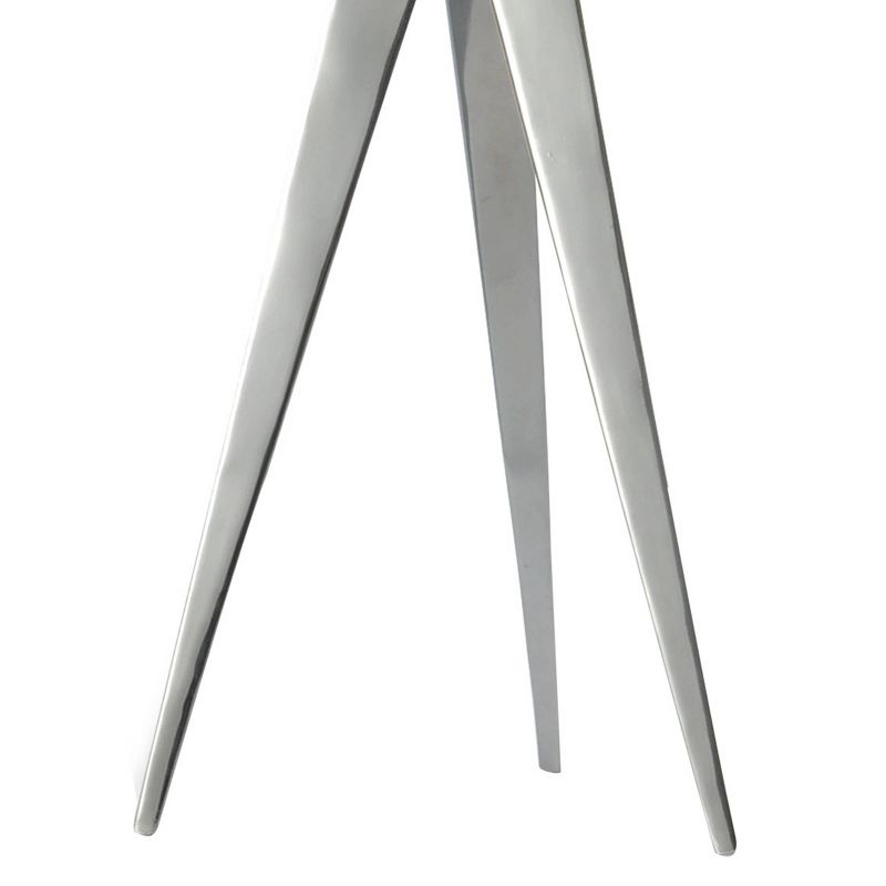 Leo Metal Tripod Table Lamp Chrome Finish - StyleCraft, 4 of 5