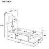Montessori Wood bed with House-shaped Headboard Floor bed with Fences - 3 of 4