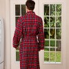 ADR Men's Lightweight Flannel Robe, Soft Cotton - 3 of 4