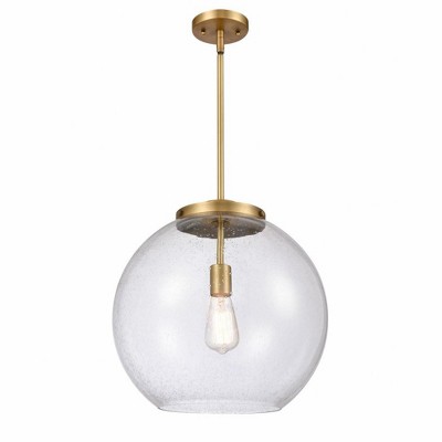 Athens - 1 Light Pendant In Industrial Style-16.38 Inches Tall and 15.75 Inches Wide