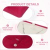 Unique Bargains Velvet Snap Button Pendant Necklace Jewelry Storage Box - 3 of 4