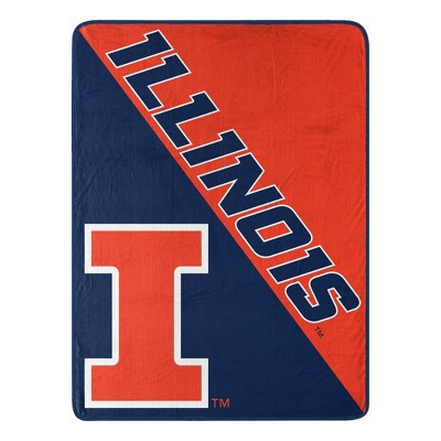 NCAA Illinois Fighting Illini 46"x60" Micro Fleece Throw Blanket