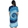 Just Love Womens Nightgown - Short Sleeve Henley Oversized Sleepwear Gown - 3 of 3