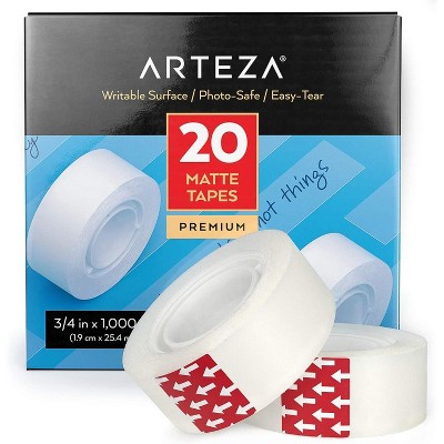 Arteza Matte Finish Invisible Tape Refills - 20 Rolls (ARTZ-8978)