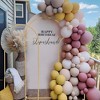 Gold Arch Backdrop Stand  Metal Wedding Arch Stand Gold Arched Frame for Ceremony Outdoor Indoor Decoration - 4 of 4