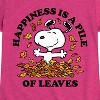 Girls' - Peanuts -  Fitted Short Sleeve Graphic T-Shirt - image 2 of 4