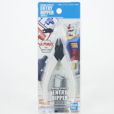 Bandai Hobby Spirits Entry Side Cutter Sprue Nipper for Plastic Models - White