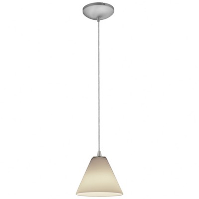 Access Lighting Martini 1 - Light Pendant in  Brushed Steel