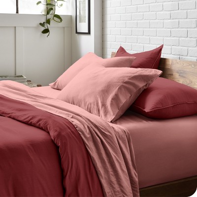 Dusty Rose Twin XL Ultra-Soft Microfiber Sheet Set