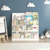 4-Tier Wooden Bookshelf for Kids, Toddler Book Rack Toy Organizer and Storage, Small Book Display Stand, Bookshelves Furniture for Classroom, Nursery - 2 of 4