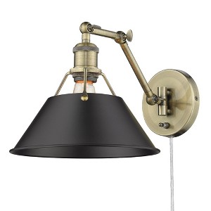 Golden Lighting Orwell 1 Light Articulating Wall Sconce - 1 of 2