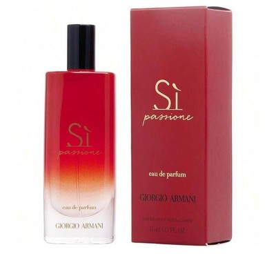 Armani Si Passione By Giorgio Armani Jasmine, Heliotrope, Vanilla, Cedar, Amberwood Women Eau De Parfum Spray 0.5 Oz 2017  0.5 Oz Fragrance
