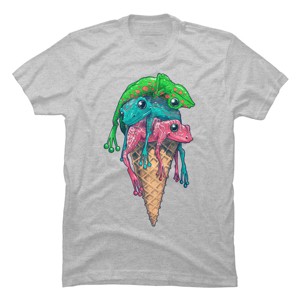 Men's Design By Humans Icecream trip. By moisescudero T-Shirt - 1 of 4