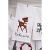 C&F Home Vintage Reindeer Towel - 2 of 3