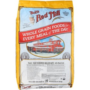 Bob's Red Mill Oats Rolled Regular Organic - 25lb - 1 of 1