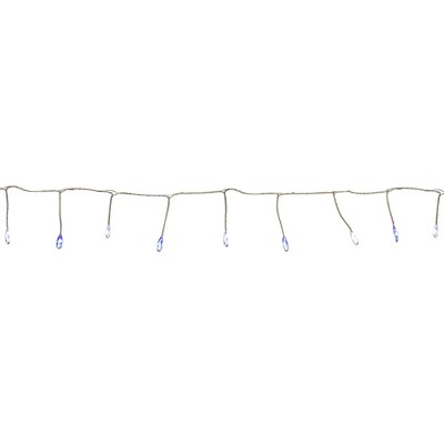Northlight Set of 40 Blue and White LED Fairy Christmas Lights with Remote Control 6’