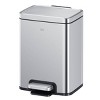 EKO Stainless Steel 6L Madison Step Trash Can Brushed: Indoor Silver Kitchen Trash Can with Lid, Spot Clean, 11.8" Height - 2 of 4