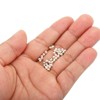 Unique Bargains Metal Round Jewelry Making Gold Filled Spacer Beads 100 Pcs - 4 of 4