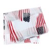 CTM Women's American Flag Print Lightweight Scarf - 2 of 4