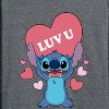 Men's - Lilo and Stitch - Luv U Long Sleeve Graphic T-Shirt - 2 of 4
