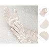 INSPIRE CHIC Women's Full Finger Opera Length Solid Gloves - 2 of 4