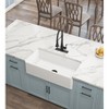 White Farmhouse Sink Deep Apron Sink Undermount Farmhouse Kitchen Sink Single Farm Sink - 4 of 4