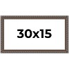 PosterPalooza | Panoramic Ornate Black Picture Frame - UV Acrylic, Foam Board Backing, Hanging Hardware - 2 of 4