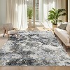 Washable Rug - Non-Slip Stain Resistant Low Pile Carpet Contemporary Foldable Floor Cover for Living Room Dining Room Bedroom Playroom - 3 of 4