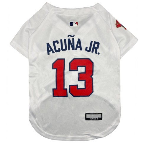 Mlb Atlanta Braves Ronald Acuna Jr Pets Jersey - Xs : Target