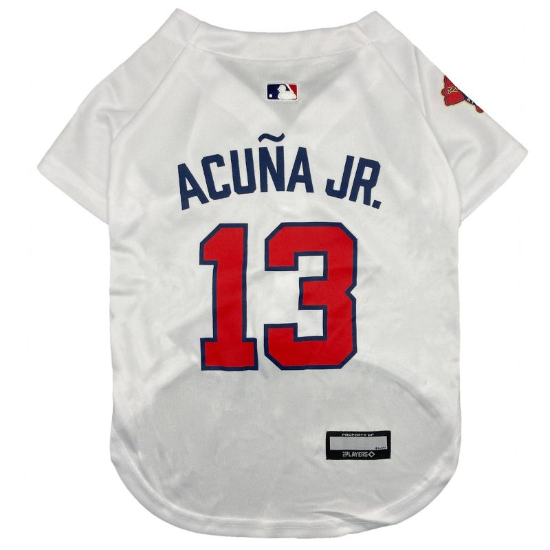 MLB Atlanta Braves Ronald Acuna Jr Pets Jersey, 1 of 5