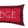 C&F Home 12" x 24" Buffalo Check Lodge Embroidered Christmas Throw Pillow - 2 of 4